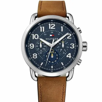 Tommy Hilfiger Men’s Quartz Leather Strap Watch